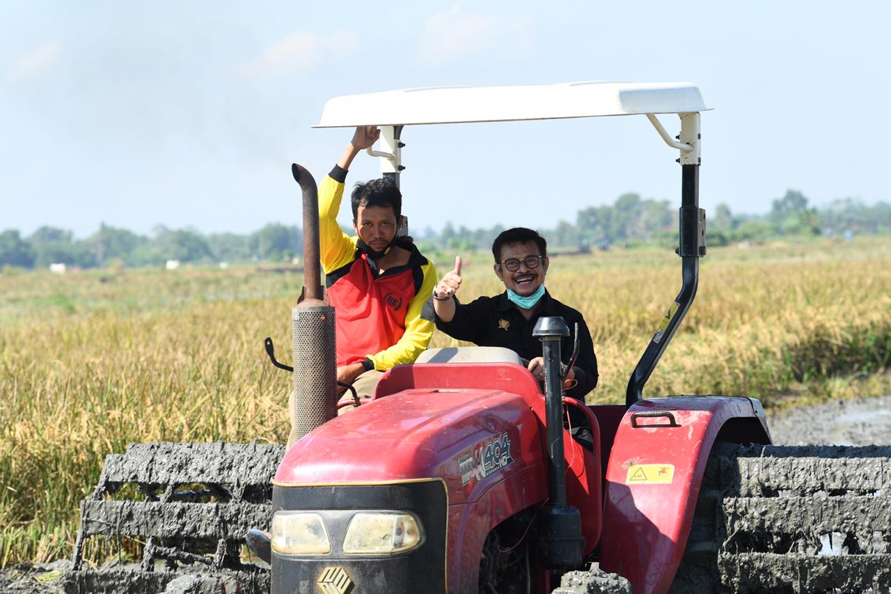 Menteri Pertanian Syahrul Yasin Limpo melakukan kunjungan kerja ke Cilacap, Jawa Tengah, pada Jumat-Sabtu (12-13/06/2020). 