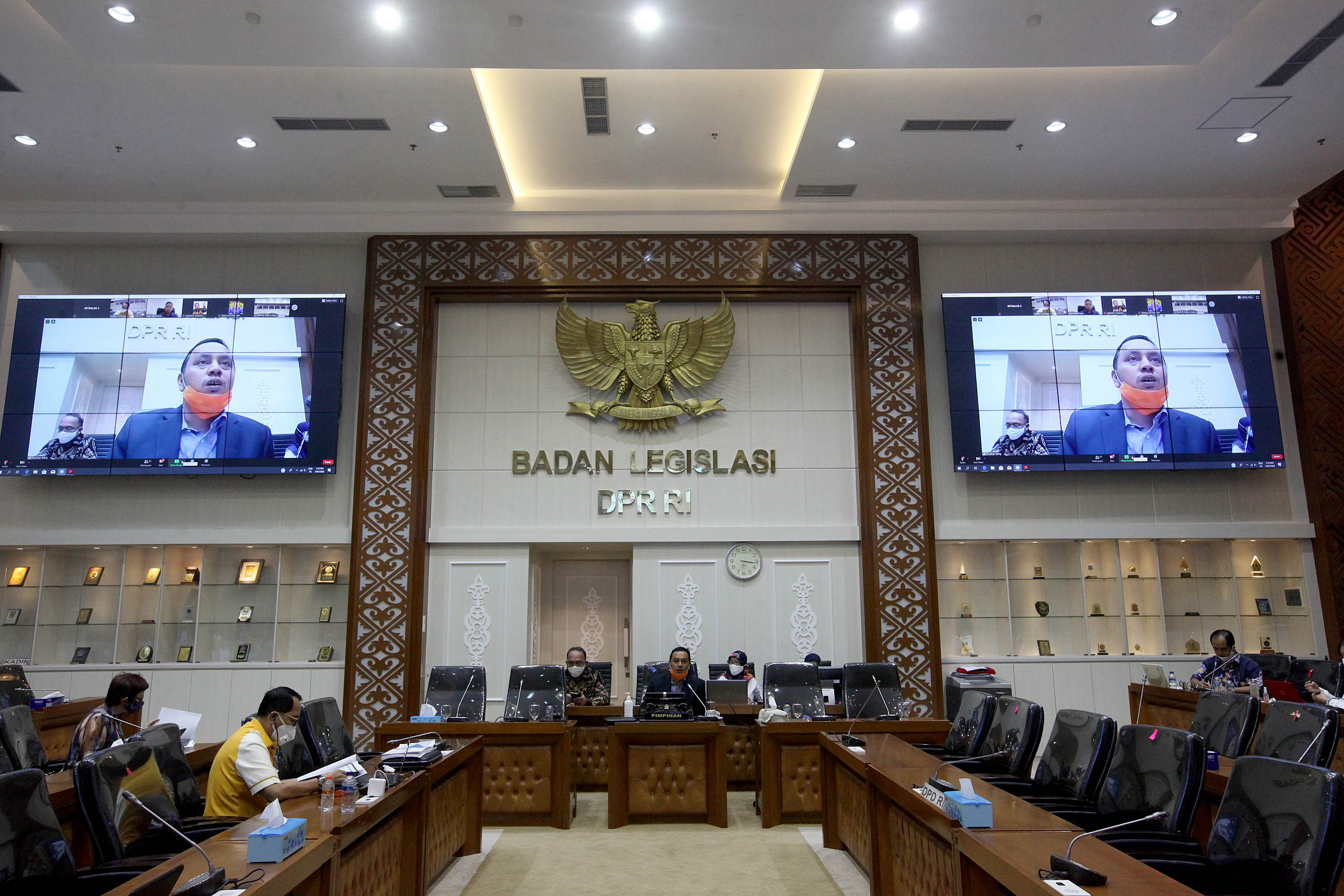 Pembahasan RUU Cipta Kerja di Badan Legislassi DPR