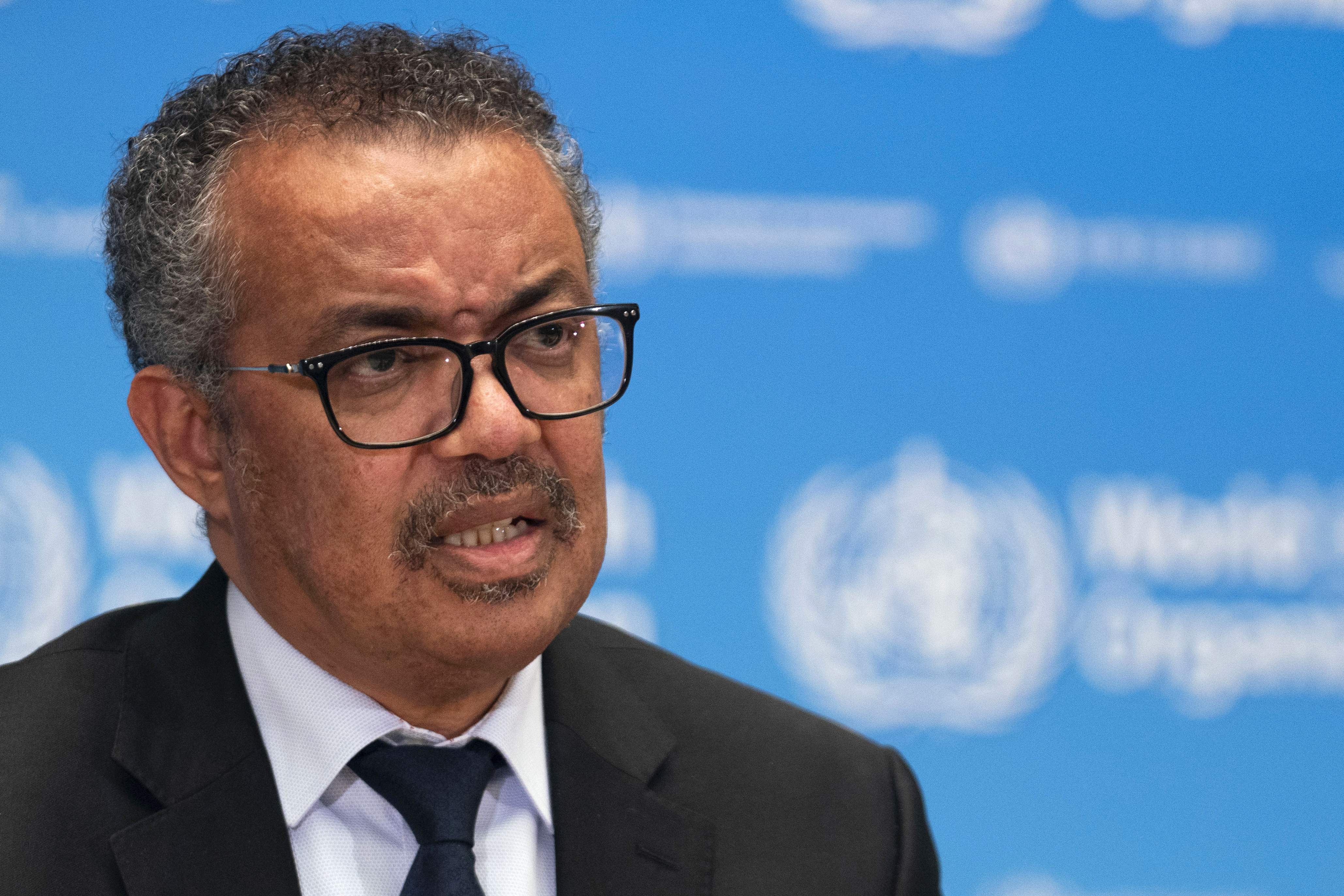 Direktur Jenderal Organisasi Kesehatan Dunia (WHO) Tedros Adhanom Ghebreyesus