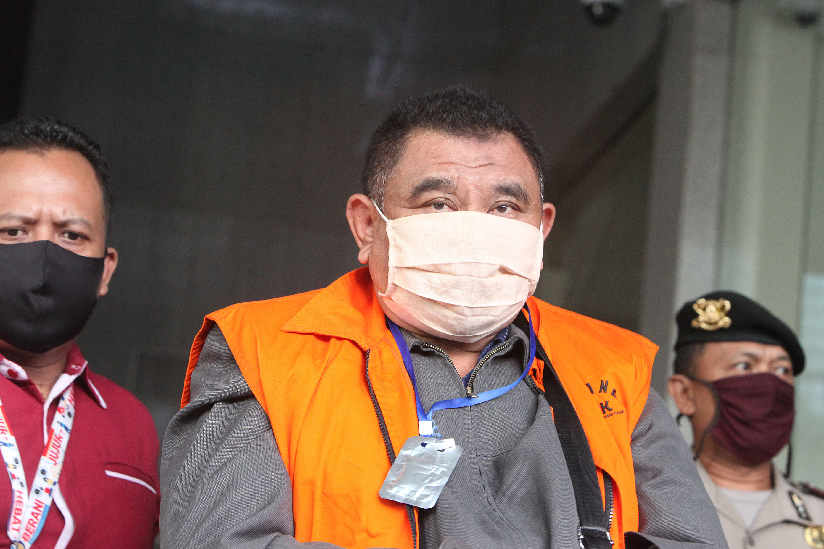 Tersangka kasus dugaan suap pengadaan lahan RTH Bandung Dadang Suganda