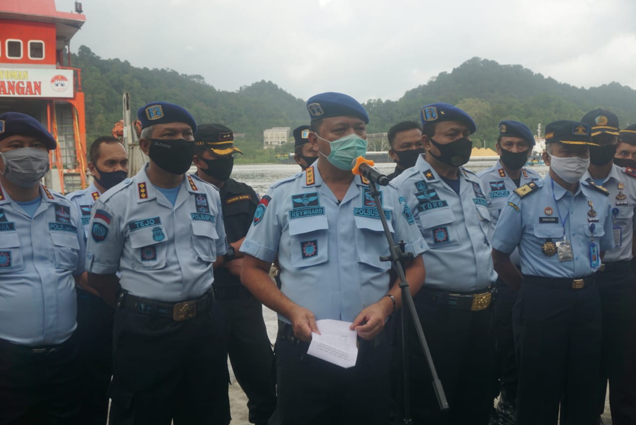 Direktur Jenderal (Dirjen) Pemasyarakatan Kemenkumham Reynhard Silitonga di Nusakambangan