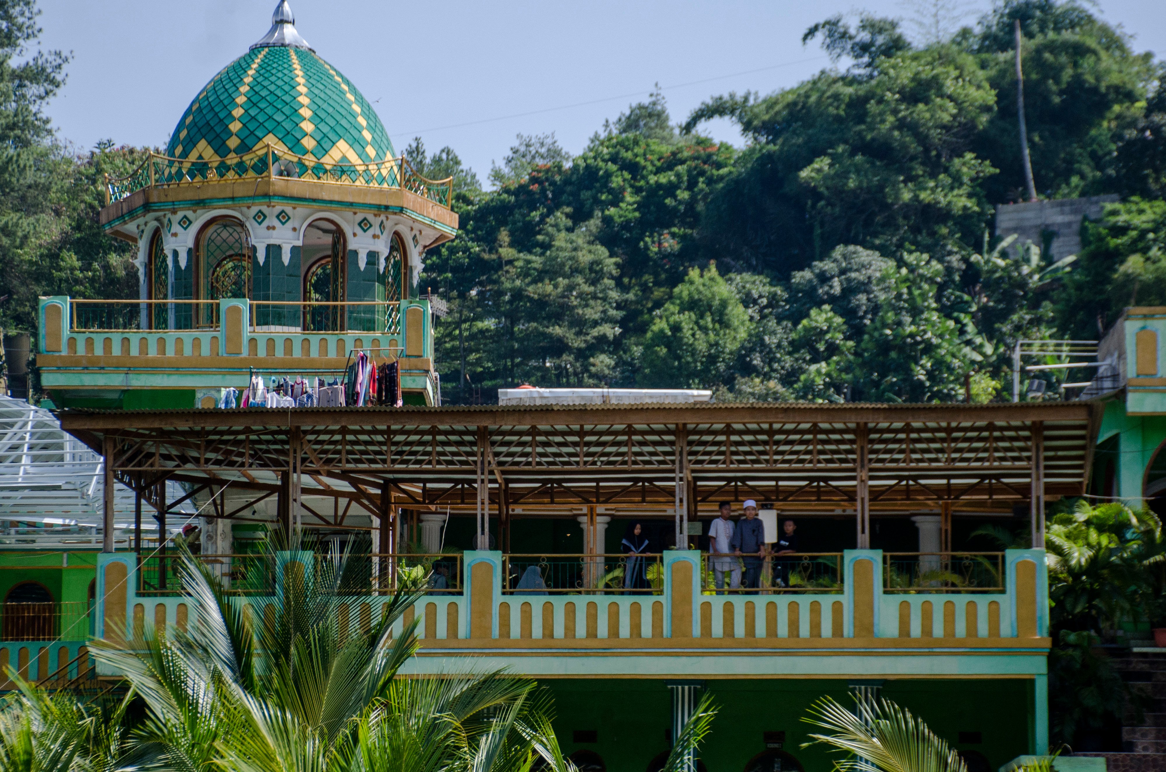 Pondok Pesantren Gratis Yatim dan Dhuafa Nurul Huda, Bandung, Jabar, Rabu (17/6/2020) yang terdata berada di zona biru dan hijau covid-19.