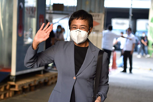 Pimpinan Redaksi situs Rappler, Maria Ressa