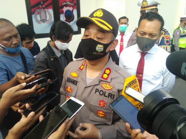Kapolres Karanganyar, AKBP Leganek Mawardi.