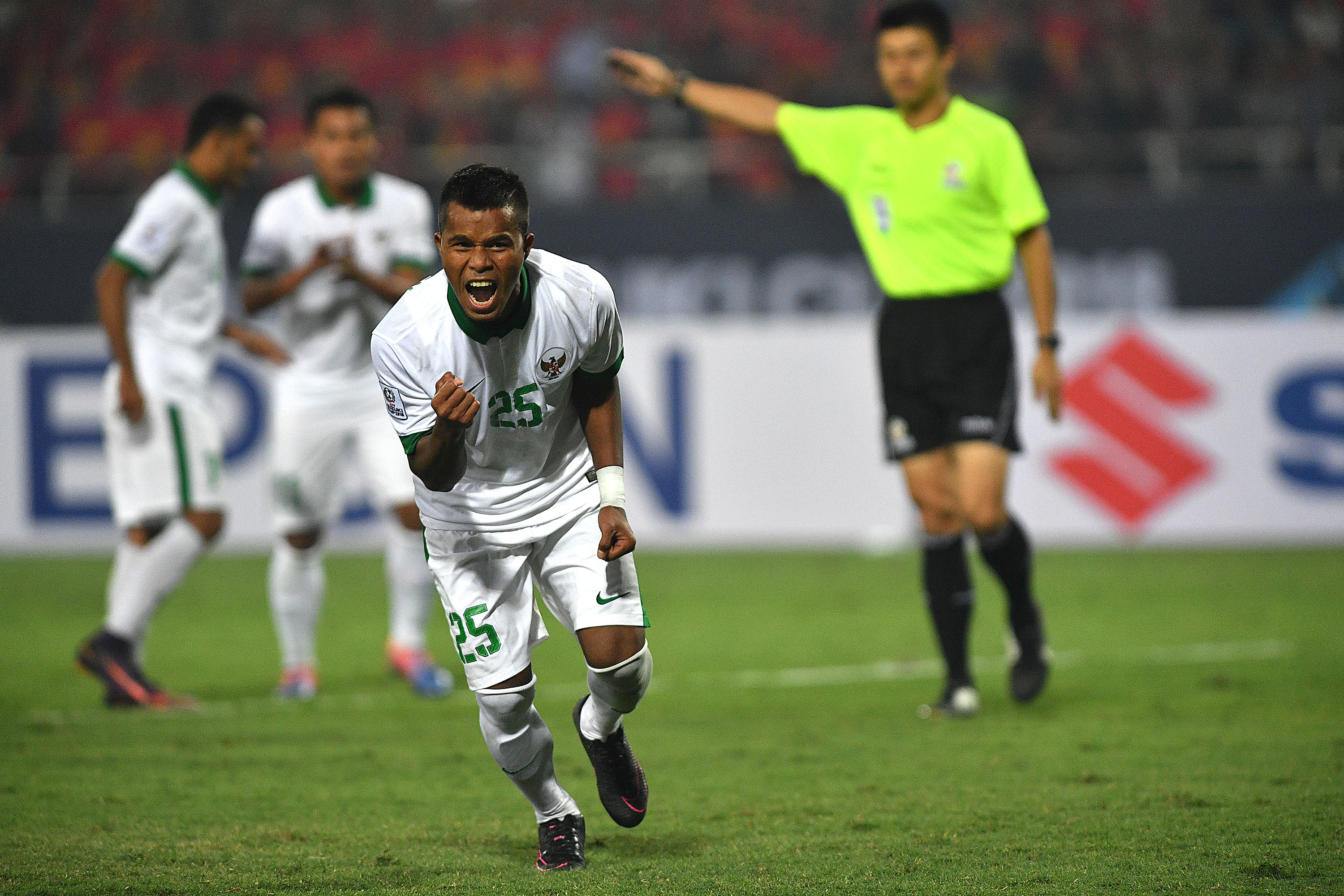 Momen Manahati Lestussen saat membela Timnas