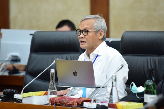 Wakil Ketua Komisi VI DPR RI Aria Bima  di Gedung Nusantara I, Senayan, Jakarta, Selasa (9/6/2020).