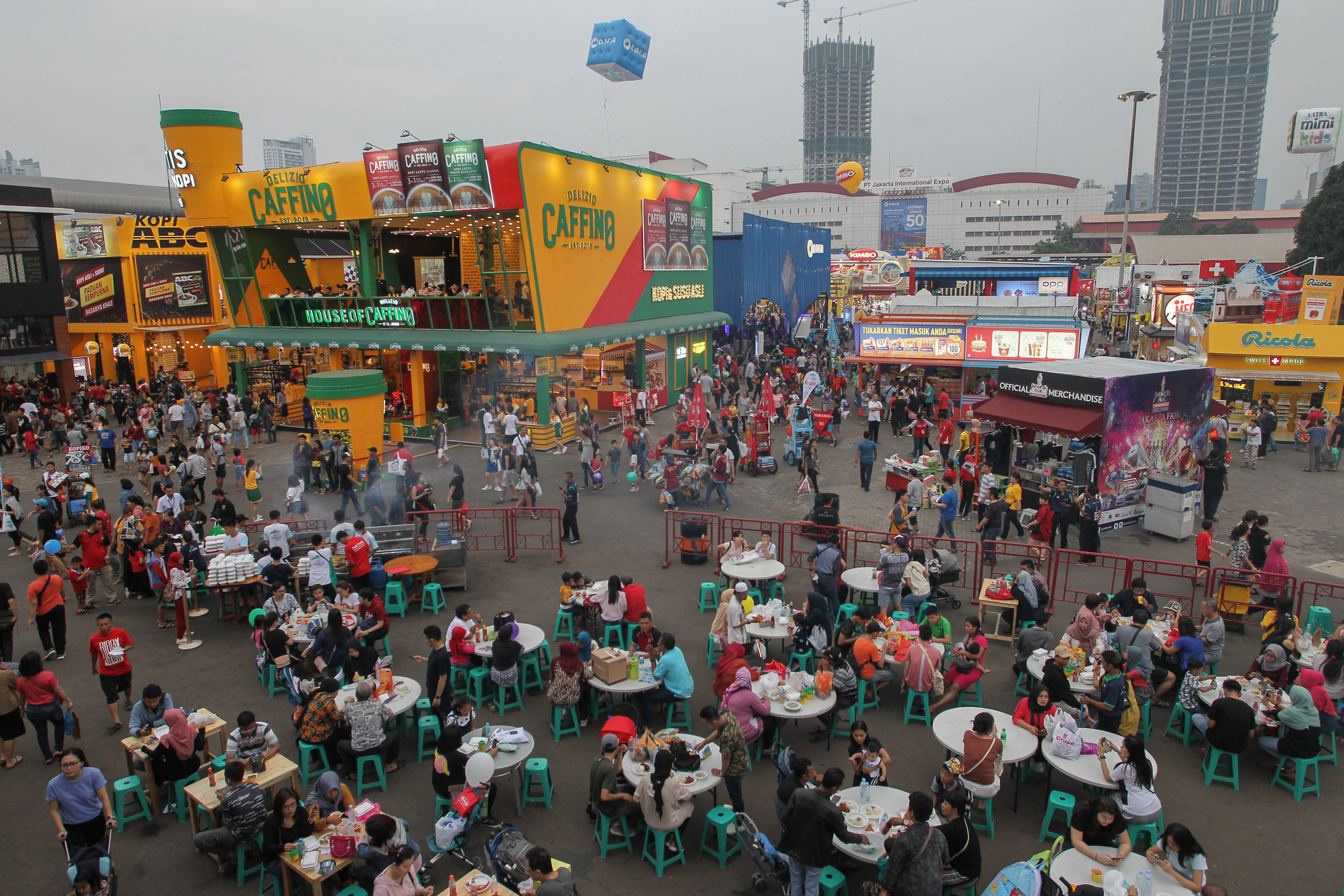 Suasana Jakarta Fair Kemayoran 2019