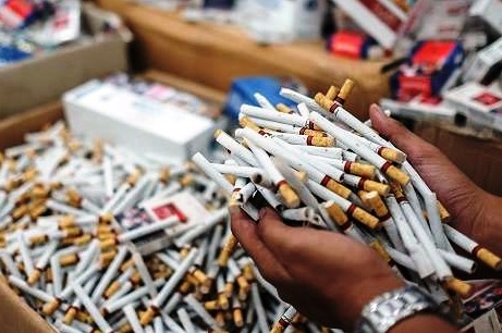 Ilustrasi rokok ilegal