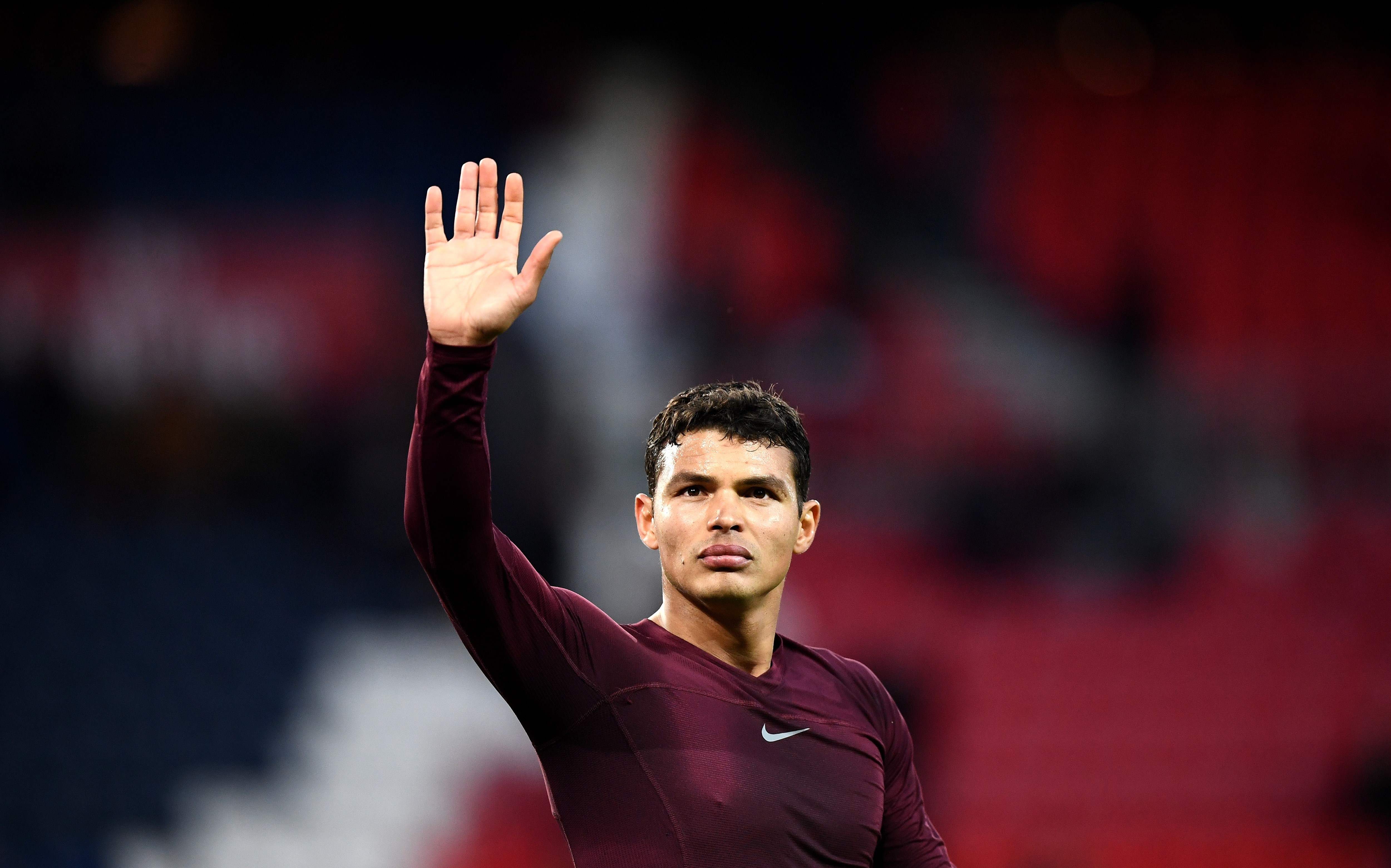 Pemain PSG Thiago Silva