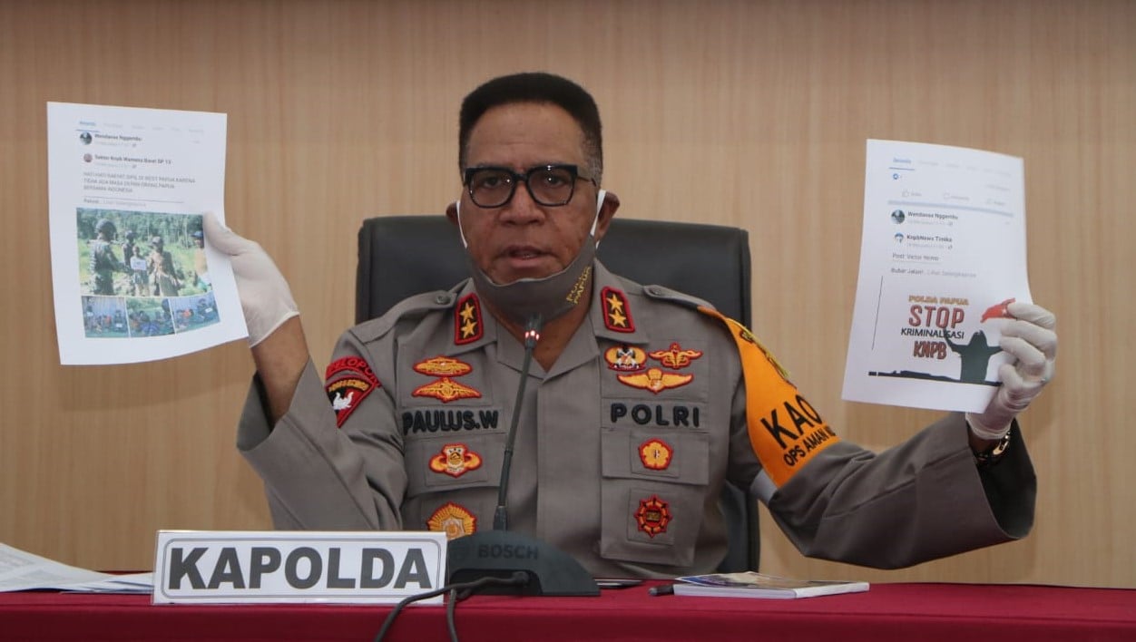 Kapolda Papua Irjen Pol Paulus Waterpaw