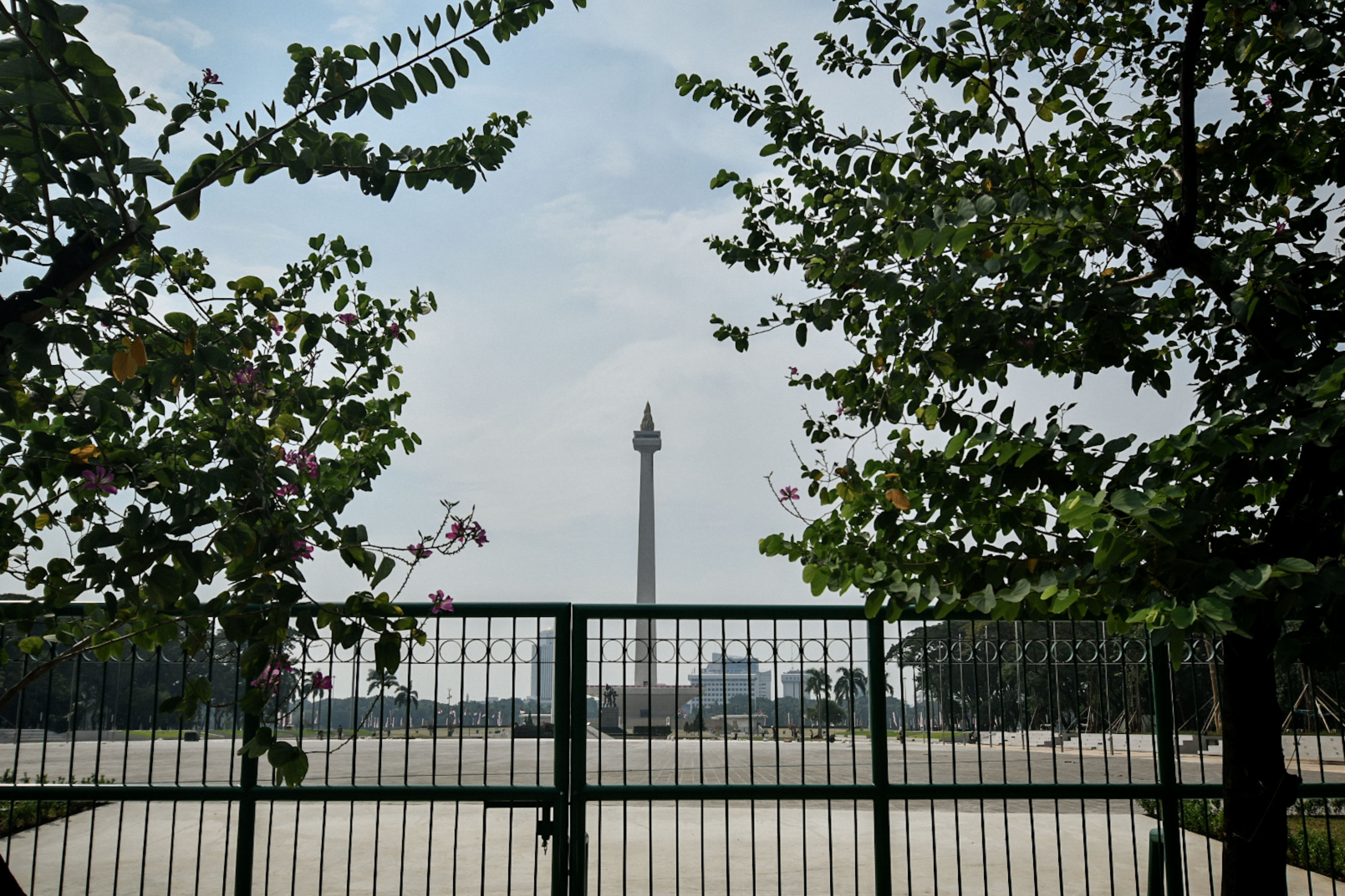 Kondisi kawasan Monas setelah revitalisasi