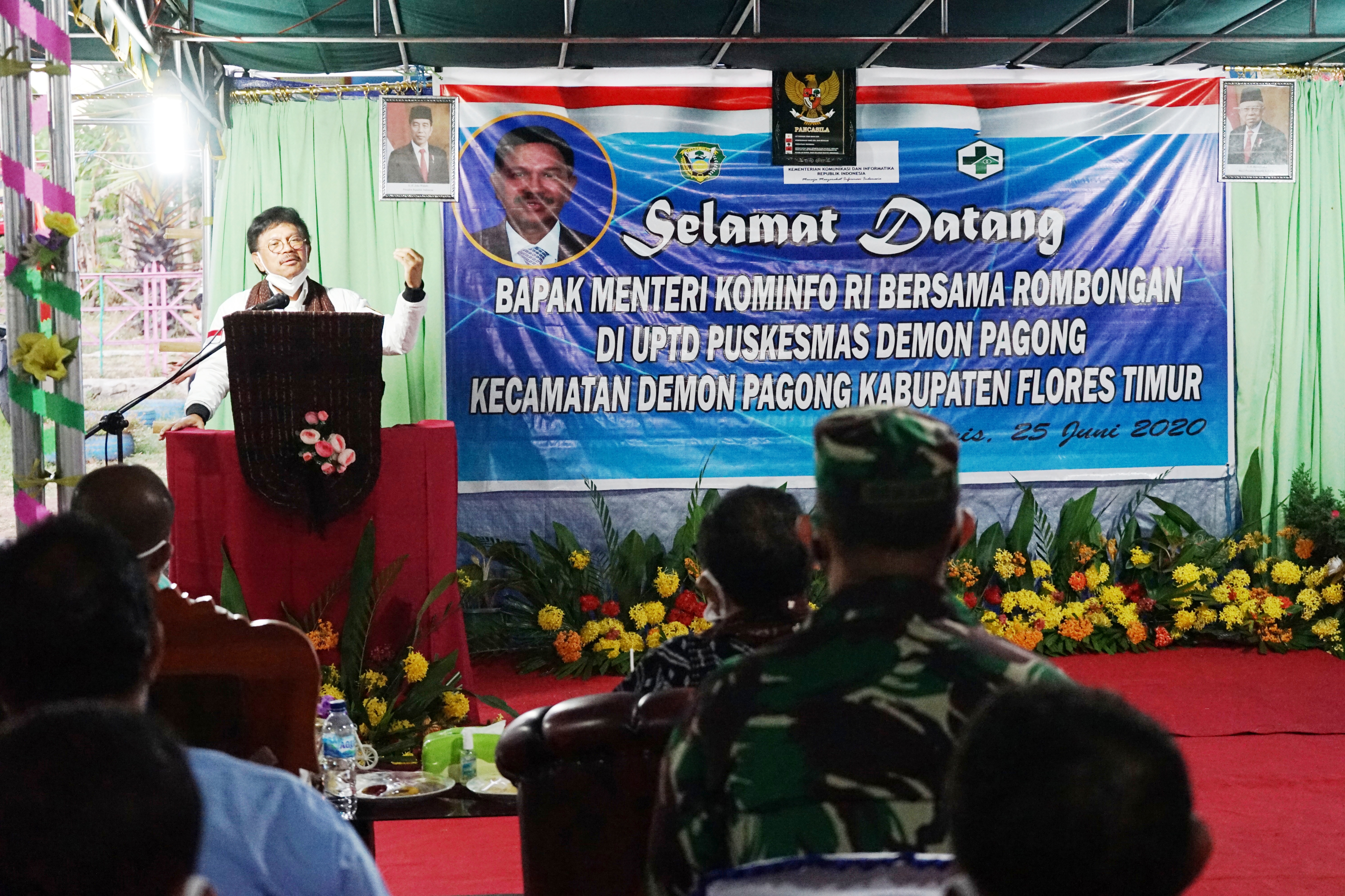 Menkominfo Johnny G Plate.