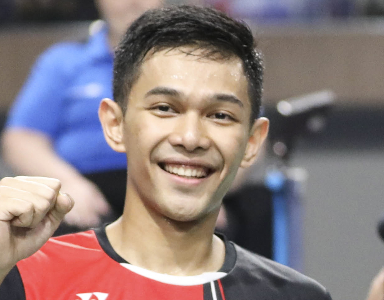 Pebulu tangkis Fajar Alfian