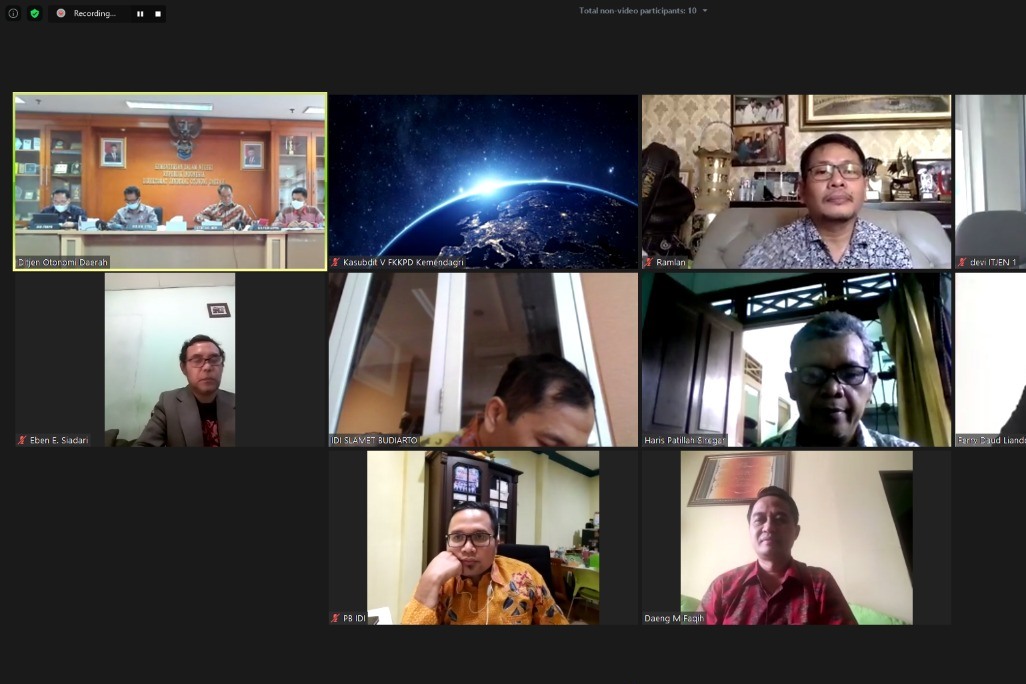Webinar bertajuk Pilkada Aman Covid-19 dan Demokratis