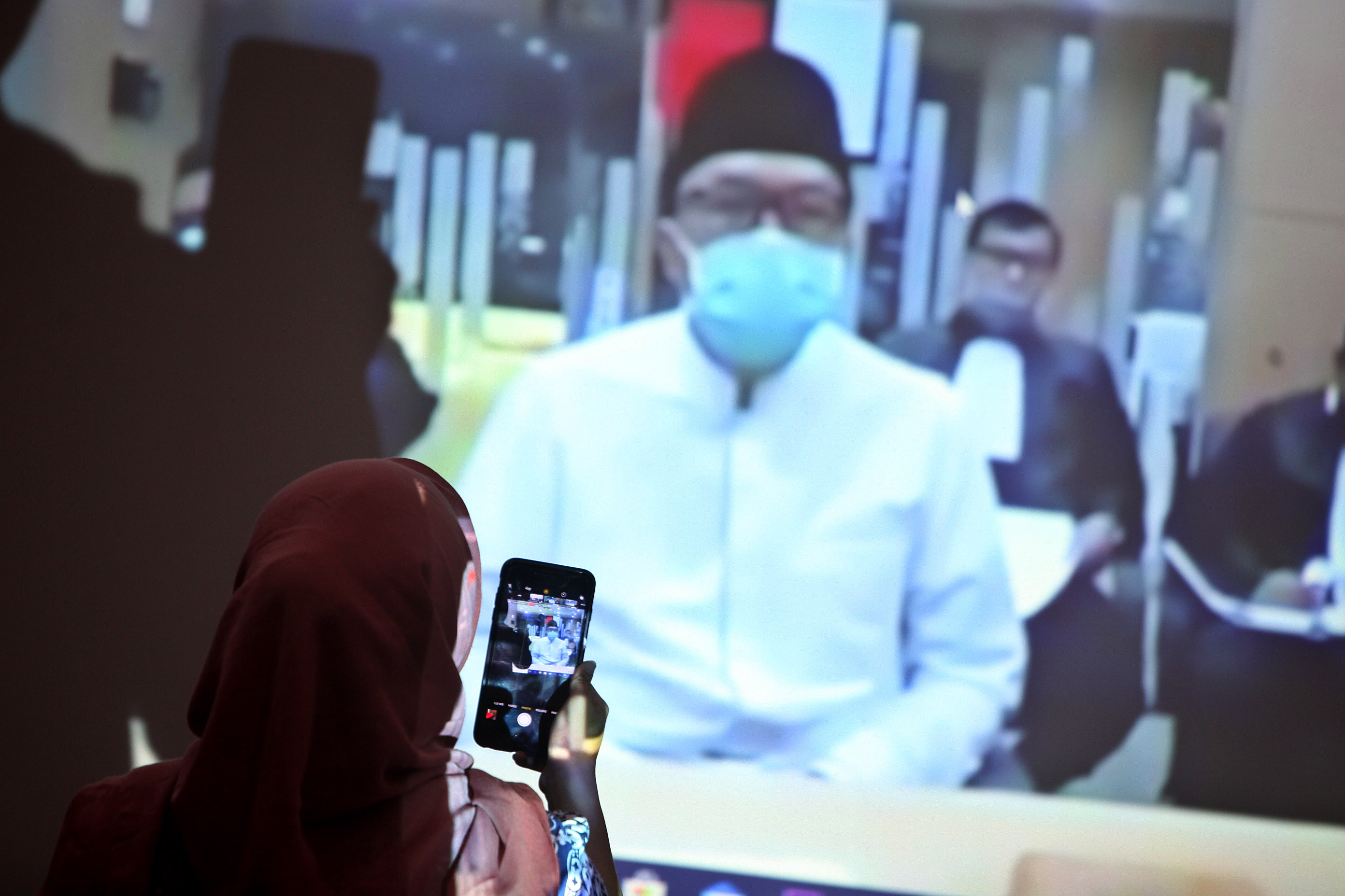 Terdakwa mantan Menteri Pemuda dan Olahraga Imam Nahrawi.