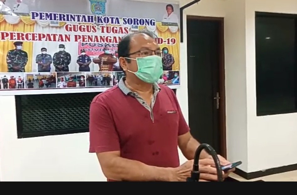 Juru Bicara Satgas Covid-19 Kota Sorong, Rudy R Laku