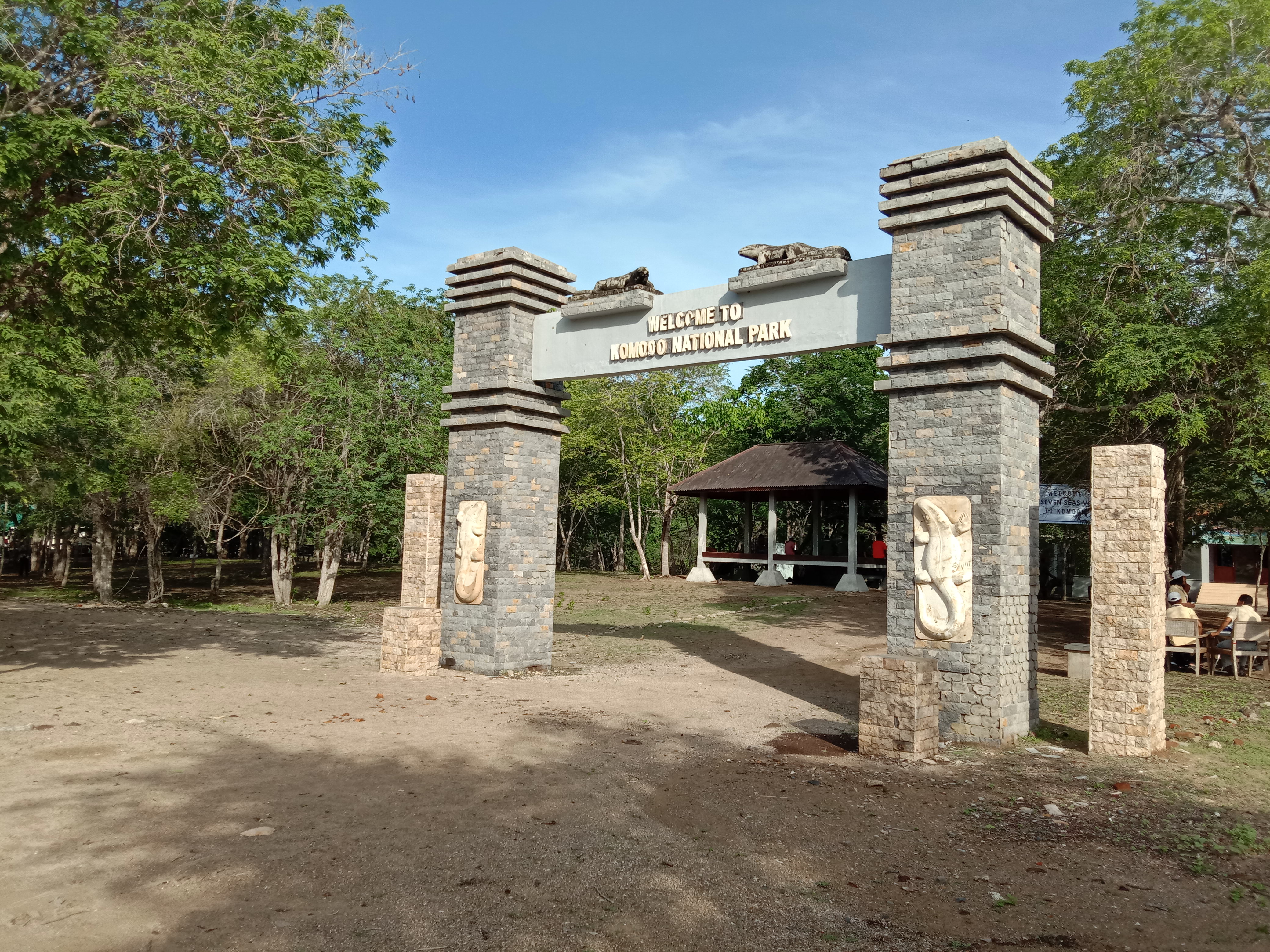 Gerbang masuk Pulau Komodo