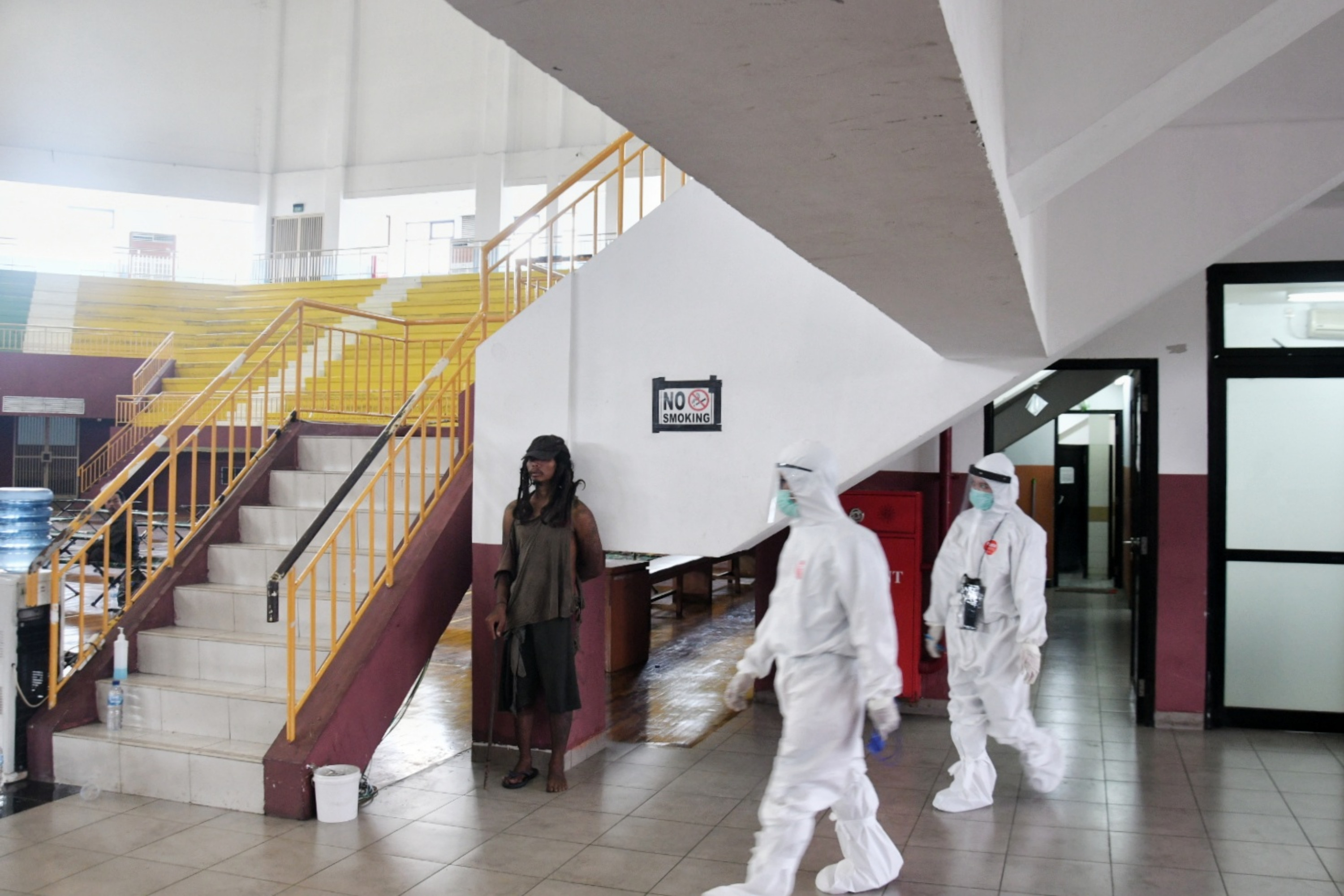 Suasana di GOR Ciracas