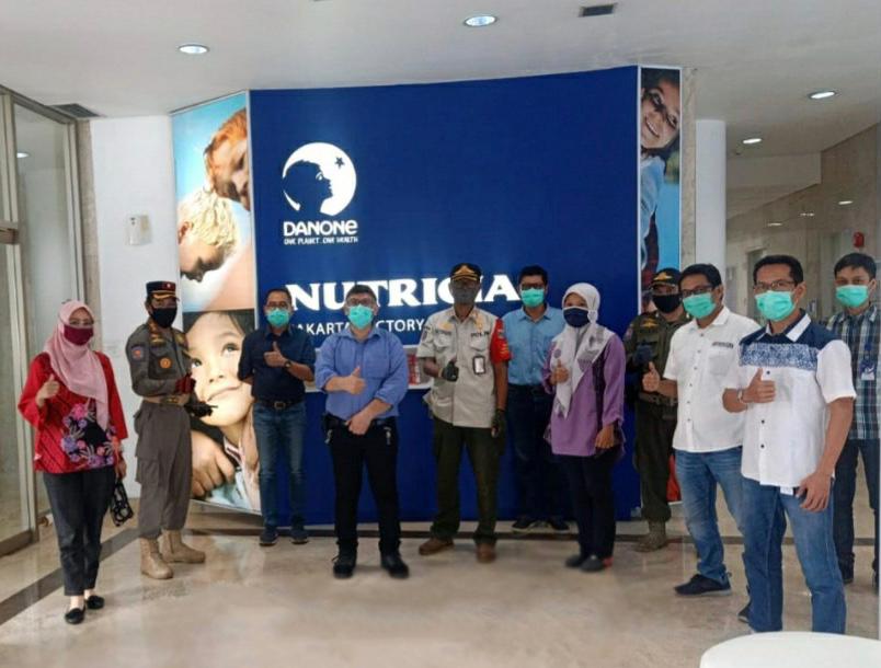Kunjungan Gugus Tugas Kecamatan Pasar rebo di Pabrik PT. Nutricia Indonesia Sejahtera