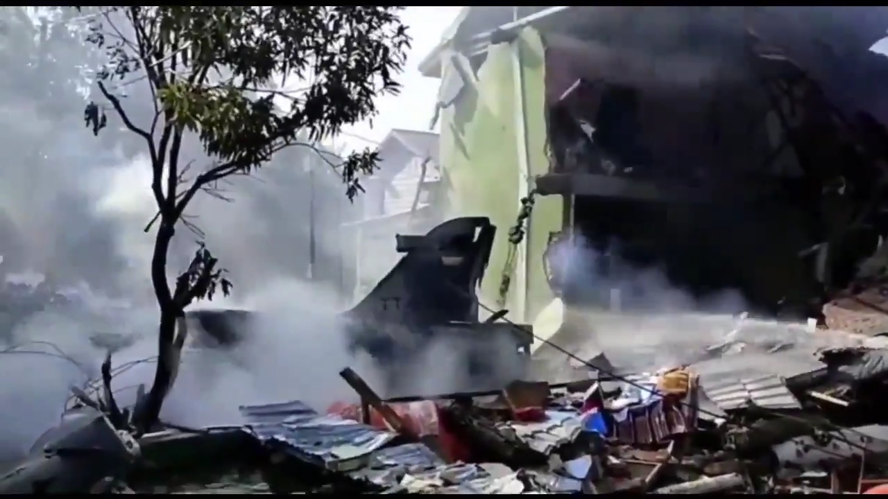 Pesawat tempur TNI AU jatuh di Kampar, Riau, Senin (15/6)