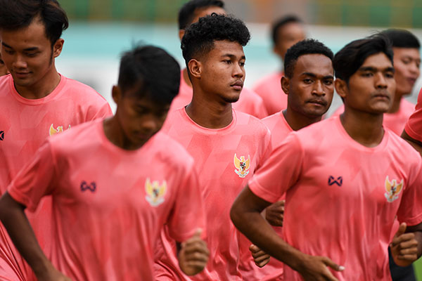 Para pesepak bola Timnas U-19