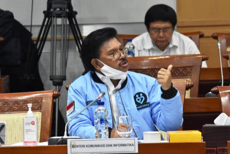 Menkominfo Johnny G Plate.