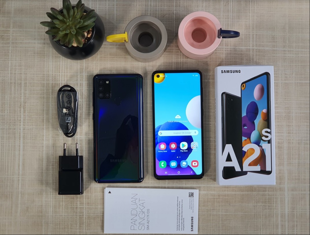 Samsung A21s dibanderol mulai Rp2,7 juta.