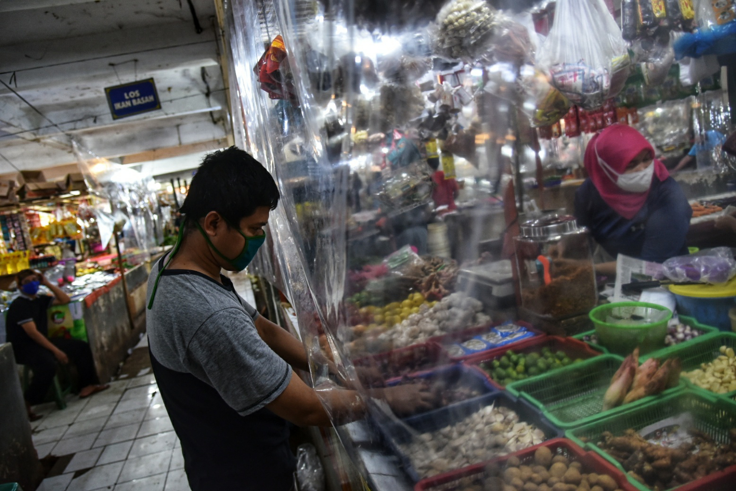 Ilustrasi di Pasar Bandeng, Tangerang 