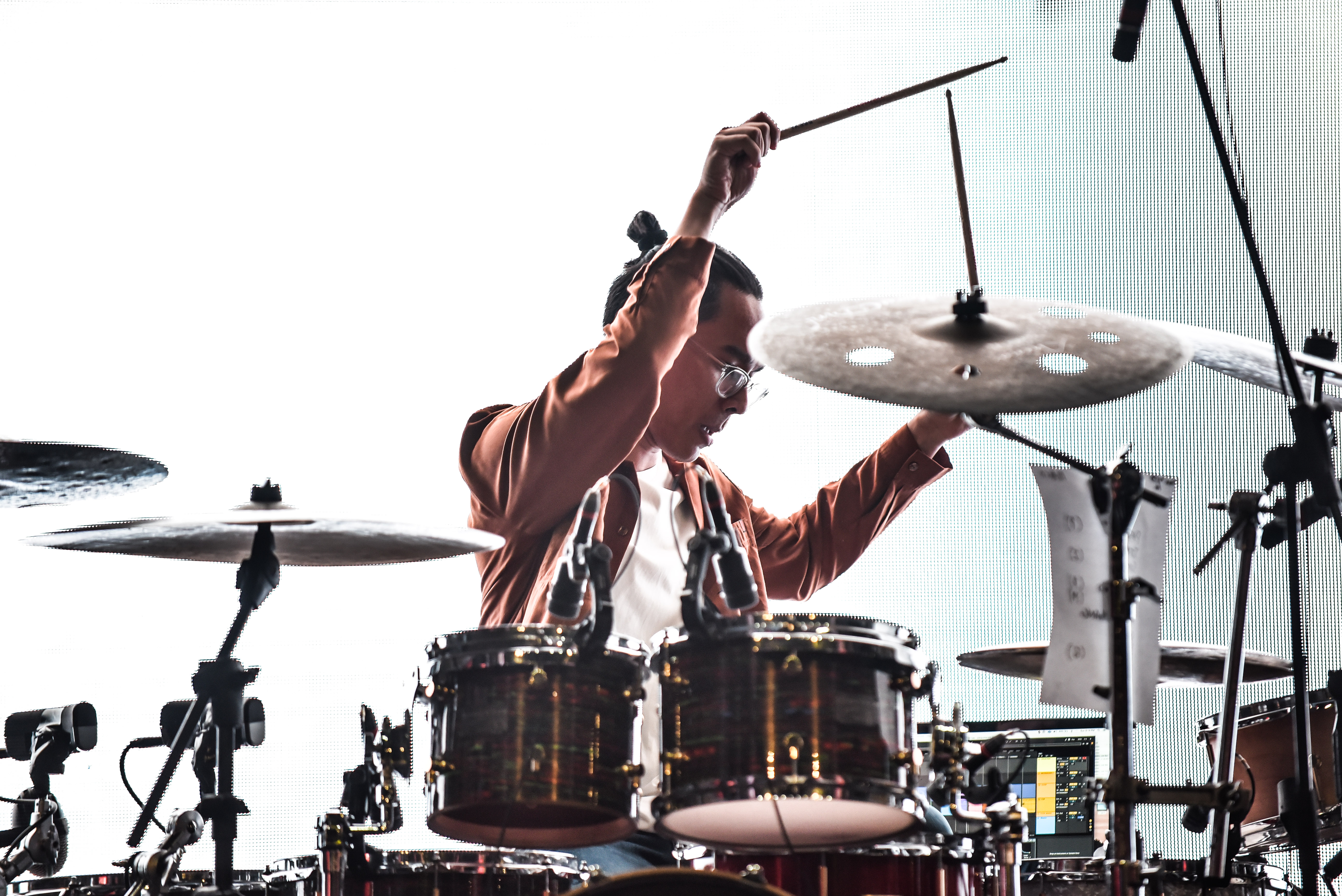 Drummer Barasuara Marco Steffiano
