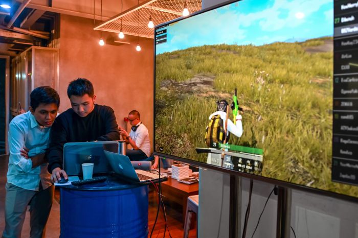 Ilustrasi permainan Esport dengan gim PUBG Mobile