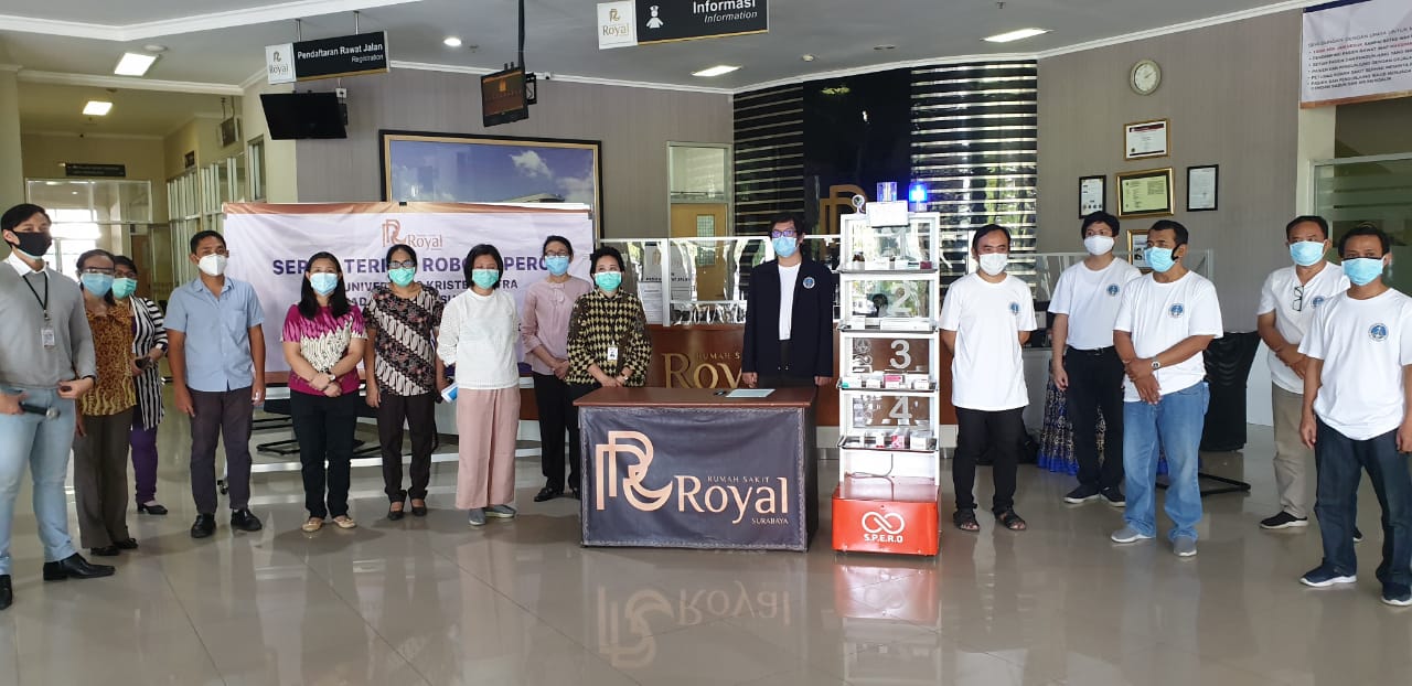 SPERO membantu tenaga kesehatan di rumah sakit dalam hal mengurangi sebagian beban kerja tenaga kesehatan.