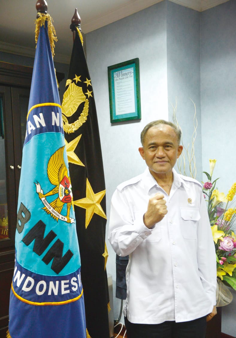 Kepala Badan Narkotika Nasional (BNN) Komisaris Jenderal Polisi (Komjen Pol) Heru Winarko