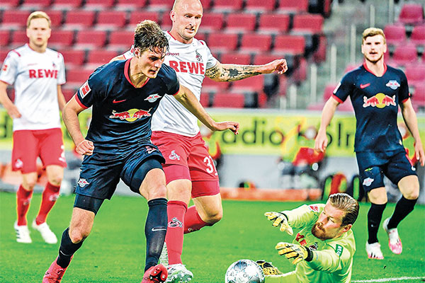 RB Leipzig vs FC Koln dalam lanjutan Bundesliga