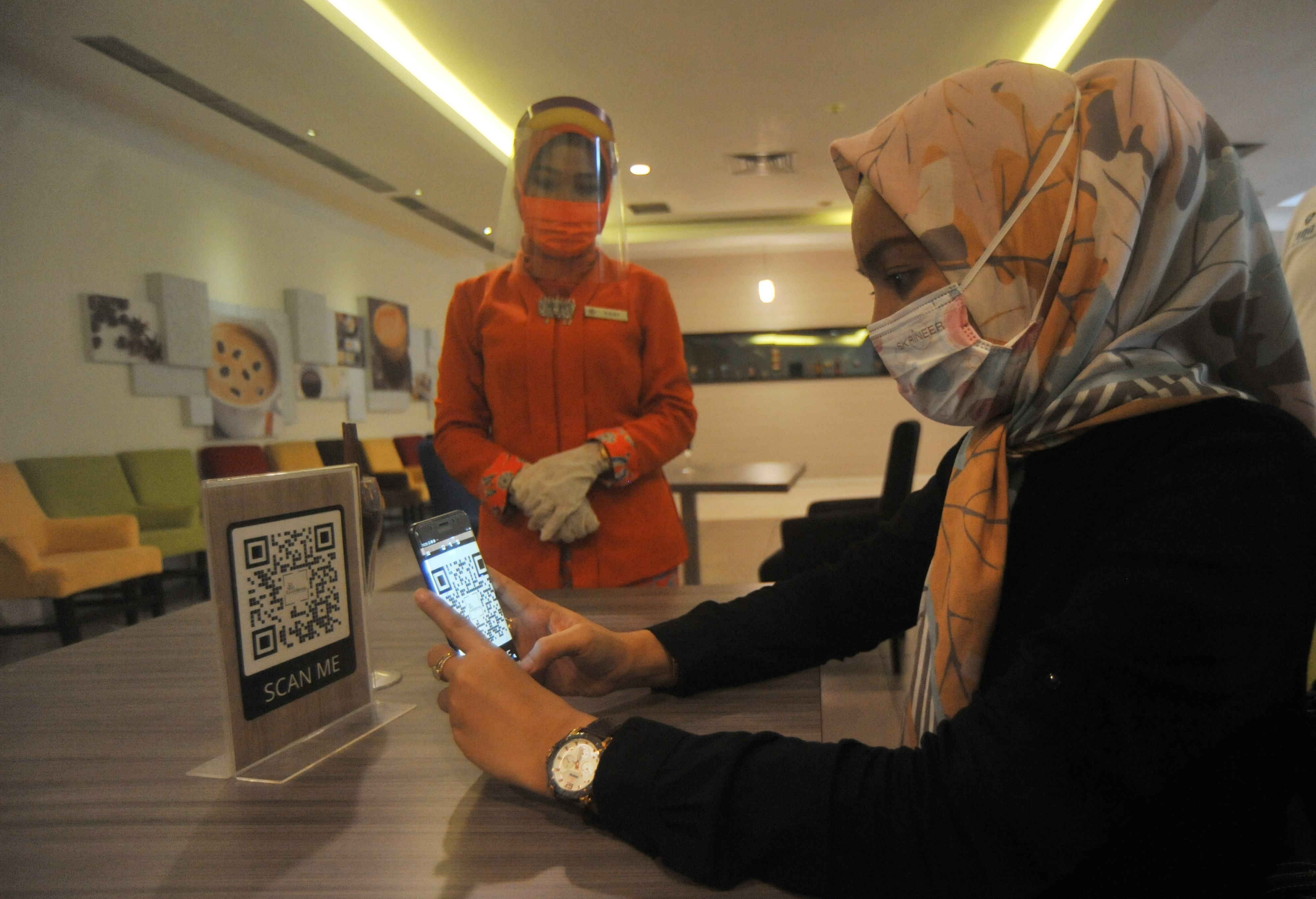 ilustrasi penggunaan QR Code