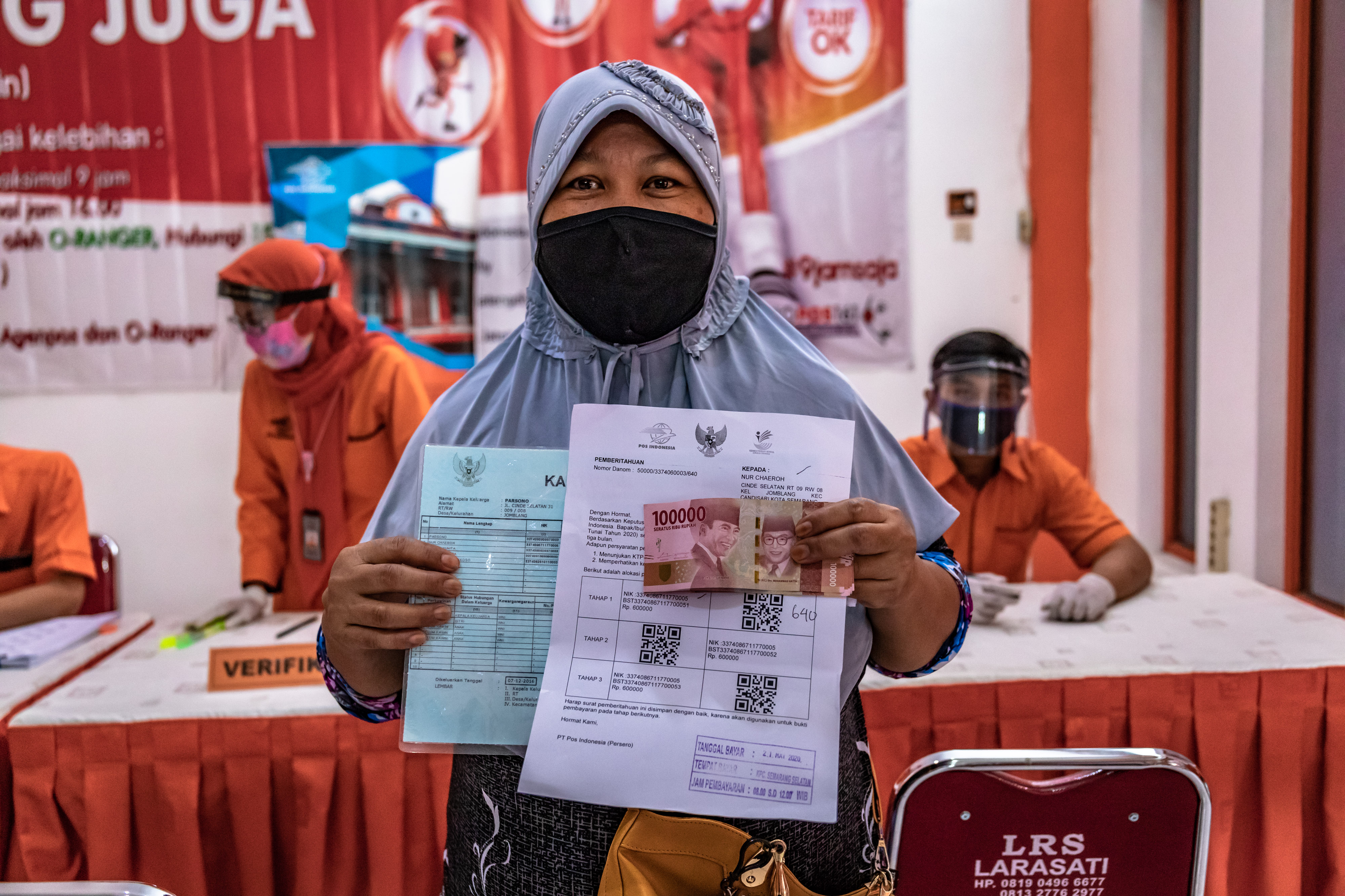 Penyaluran Bantuan Sosial tunai