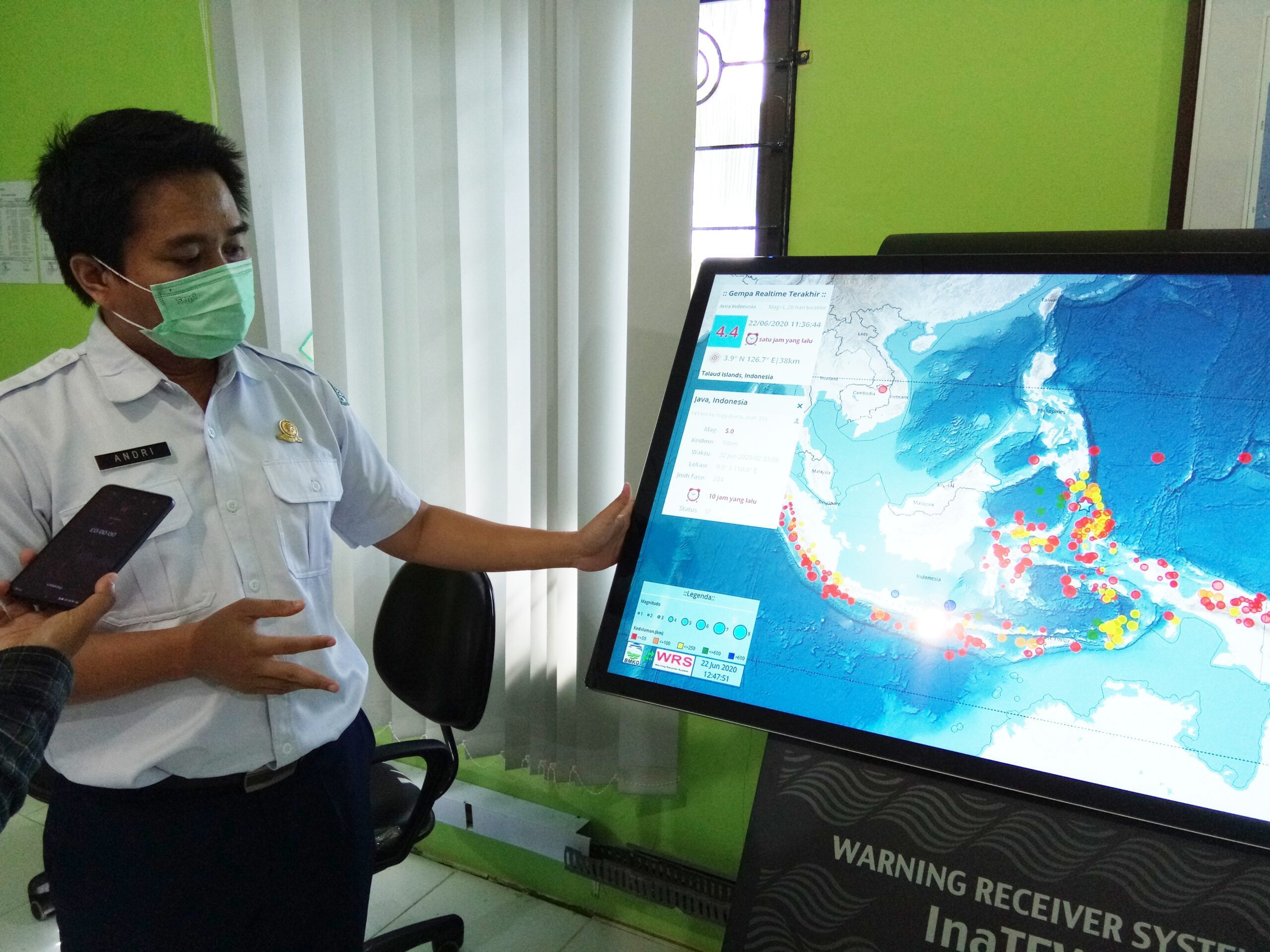 Kepala BMKG Sorong, Andri Wijaya Bidang