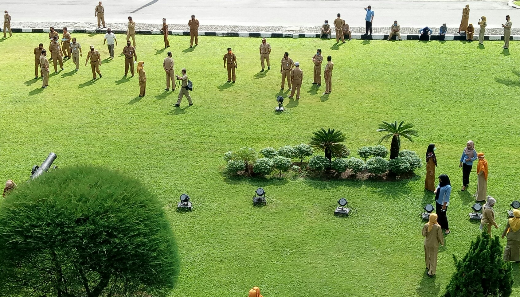 ASN di Babel harus berjemur selama 15 menit sebelum memulai bekerja