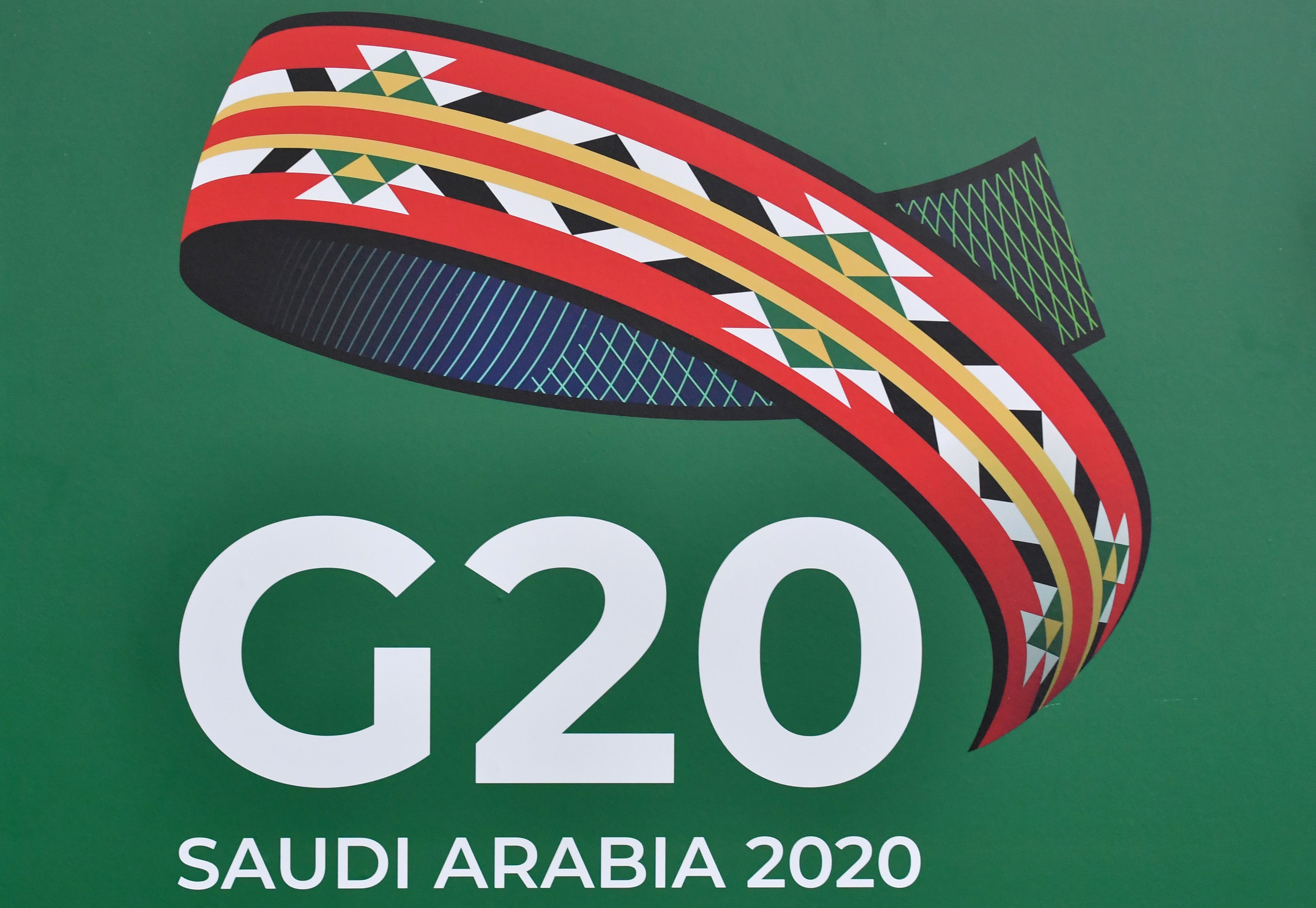 Logo kepemimpinan Arab Saudi di G20