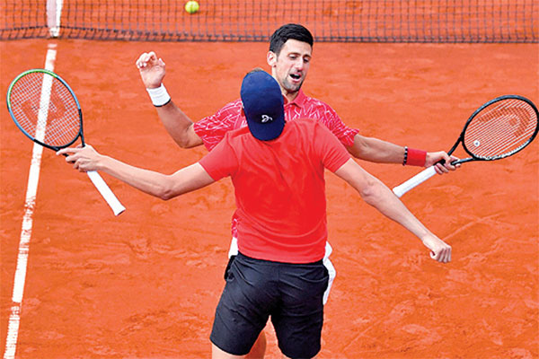 Petenis nomor satu dunia Novak Djokovic