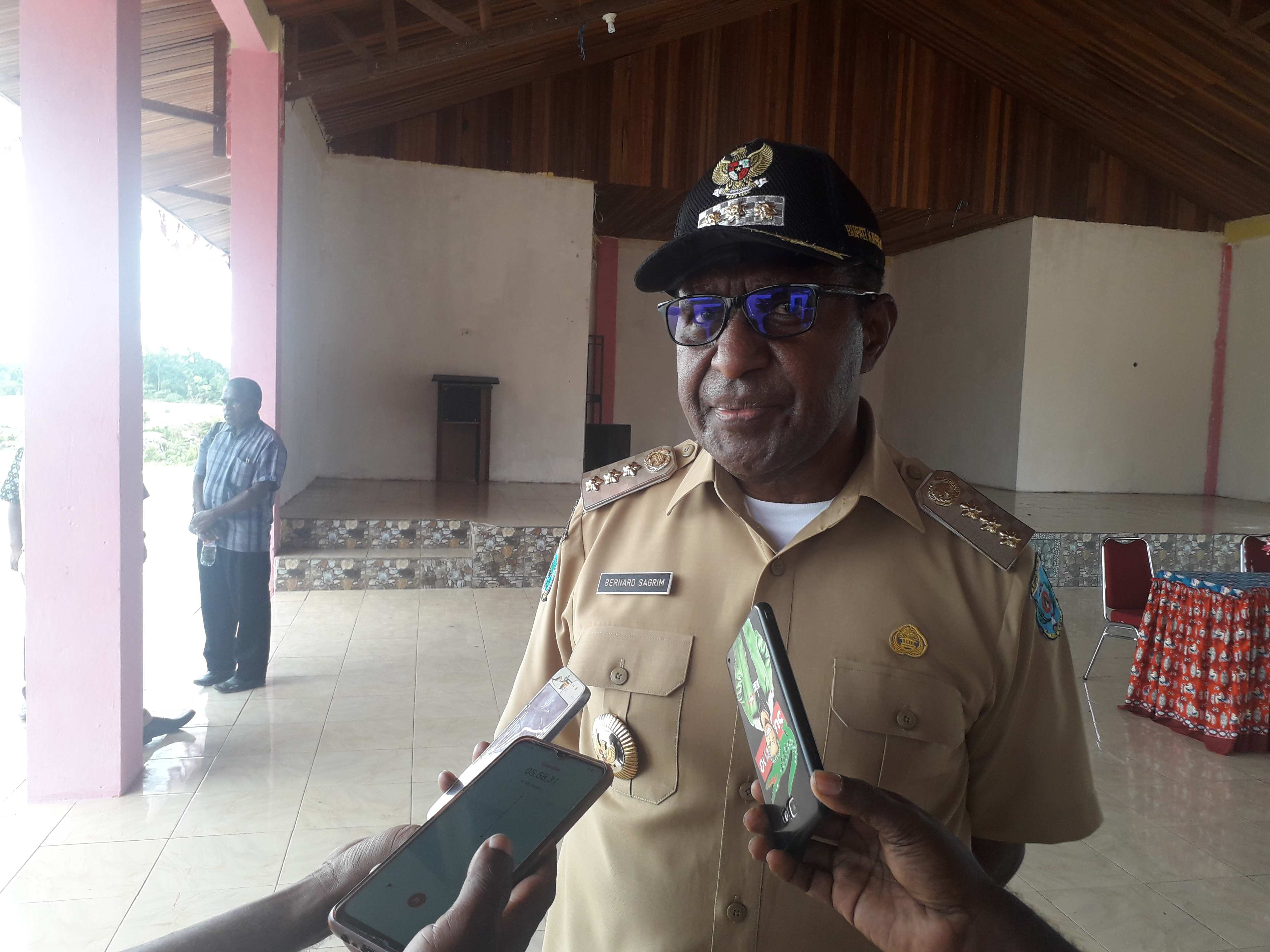 Bupati Kabupaten Maybrat, Papua Barat, Bernard Sagrim