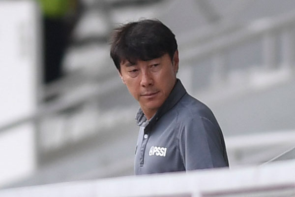 Pelatih timnas Indonesia Shin Taeyong