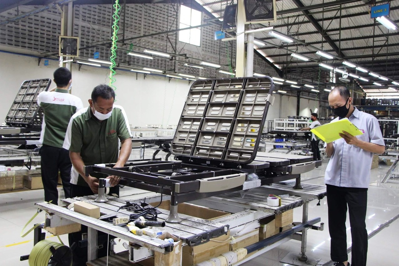 Ranjang diekspor ke Jepang.