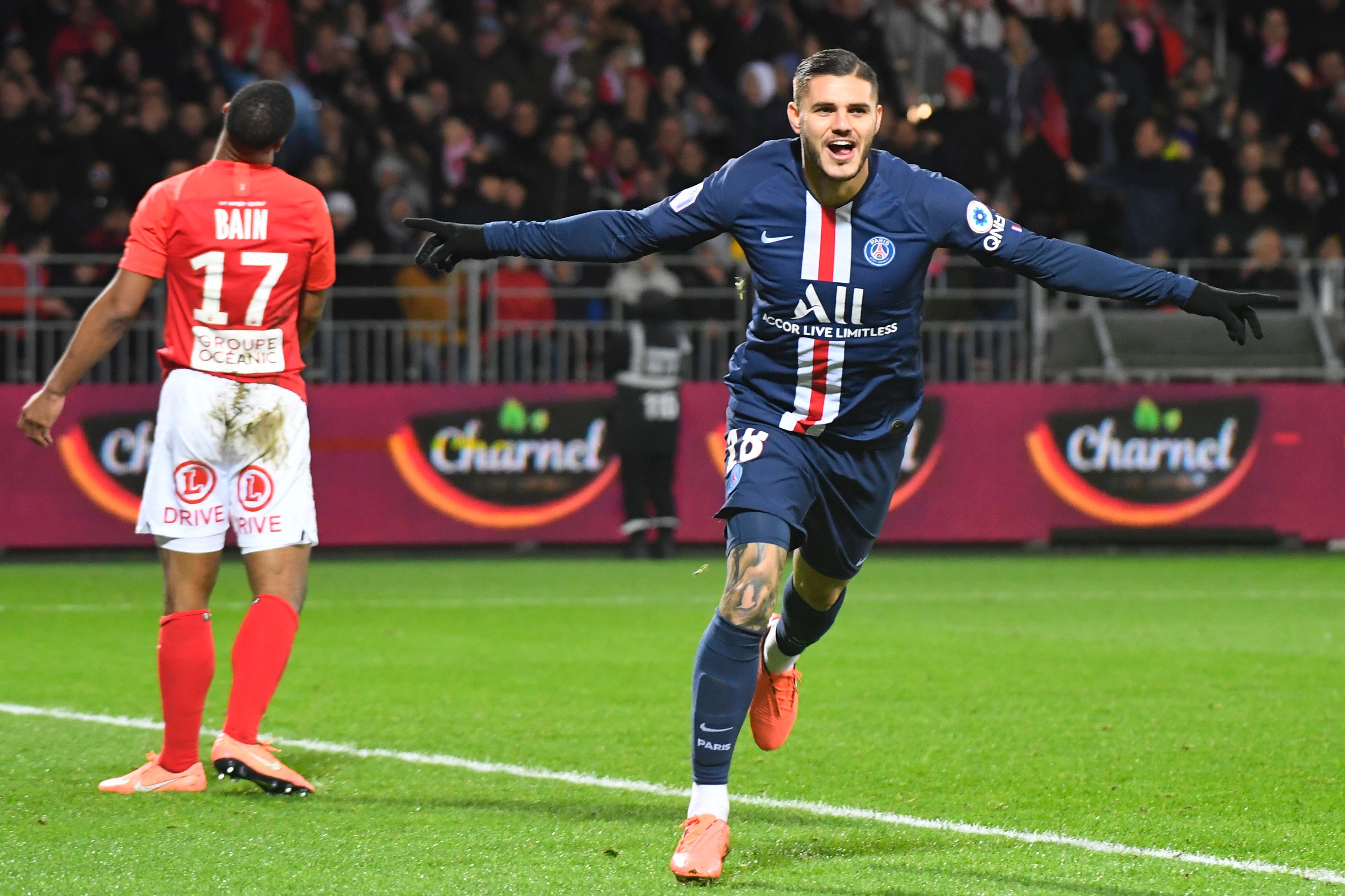 Striker PSG Mauro Icardi