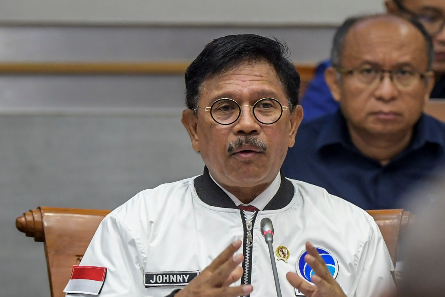 Menteri Komunikasi dan Informatika Johnny G Plate