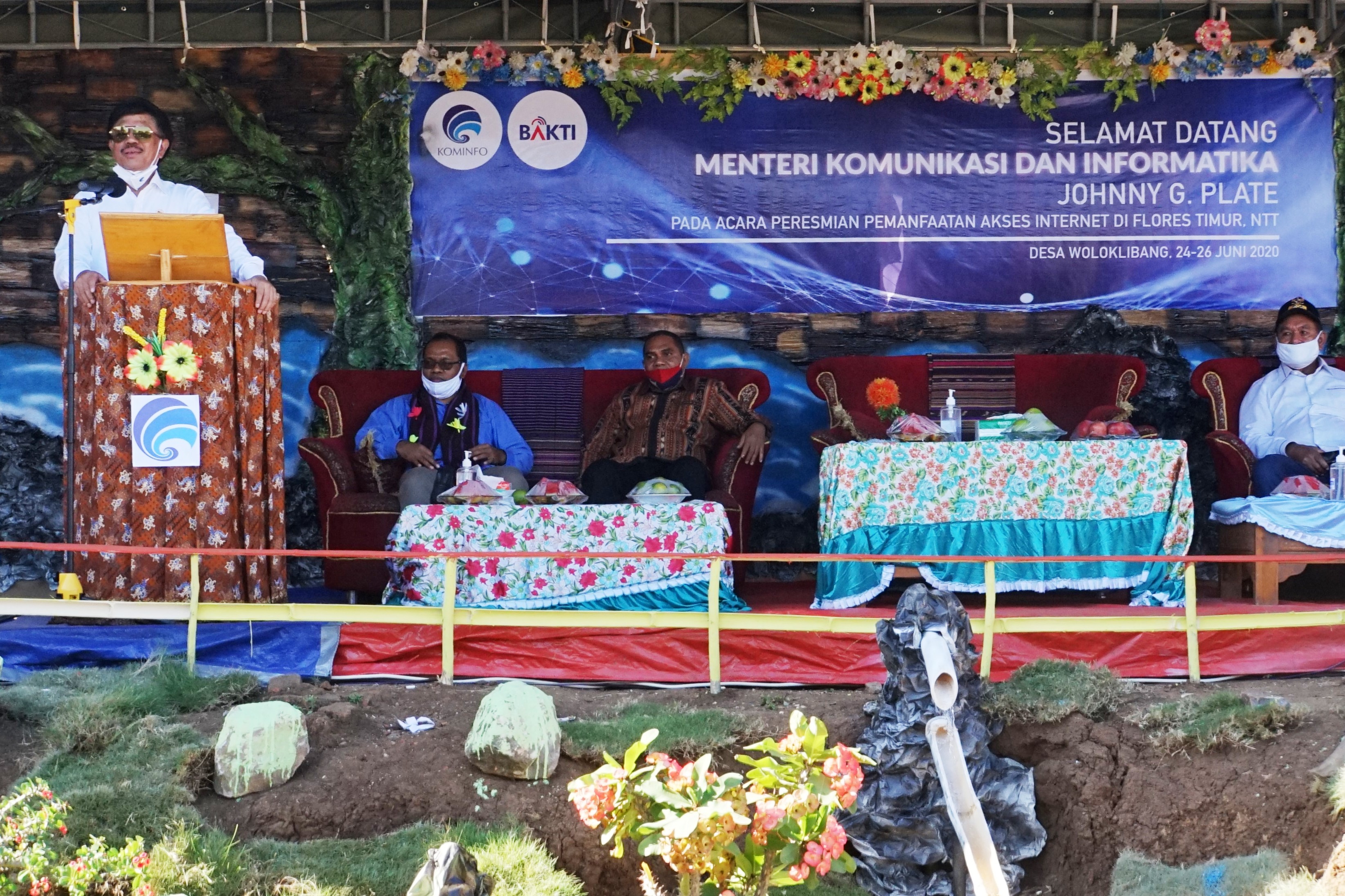 Menkominfo Johnny G Plate.