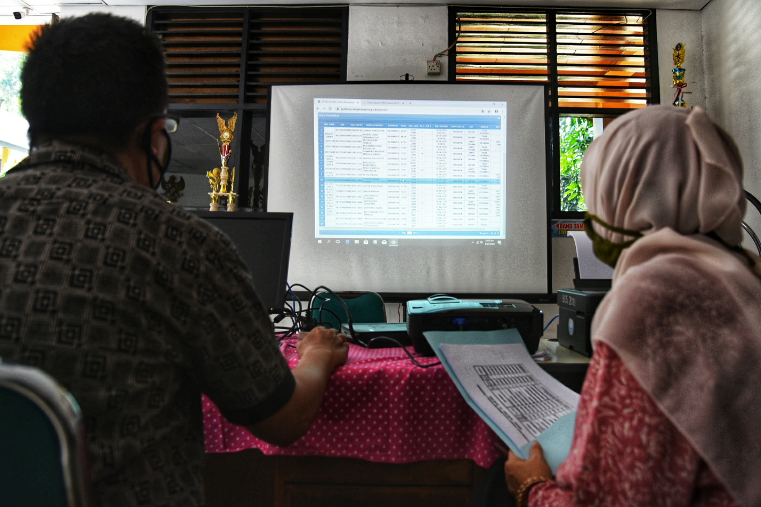 Layanan informasi peserta PPDB 