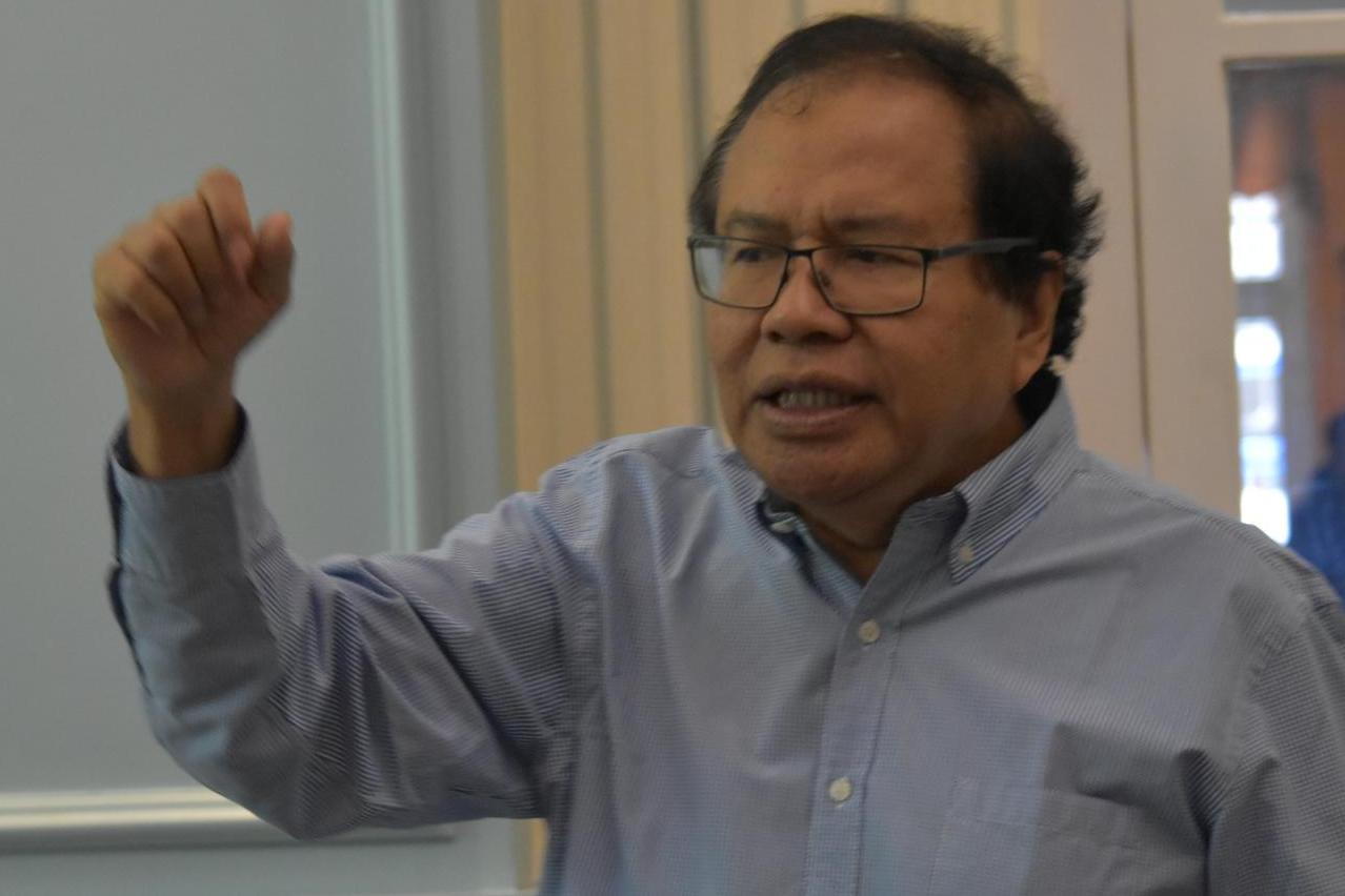 Mantan Menteri Koordinator Bidang Kemaritiman Rizal Ramli