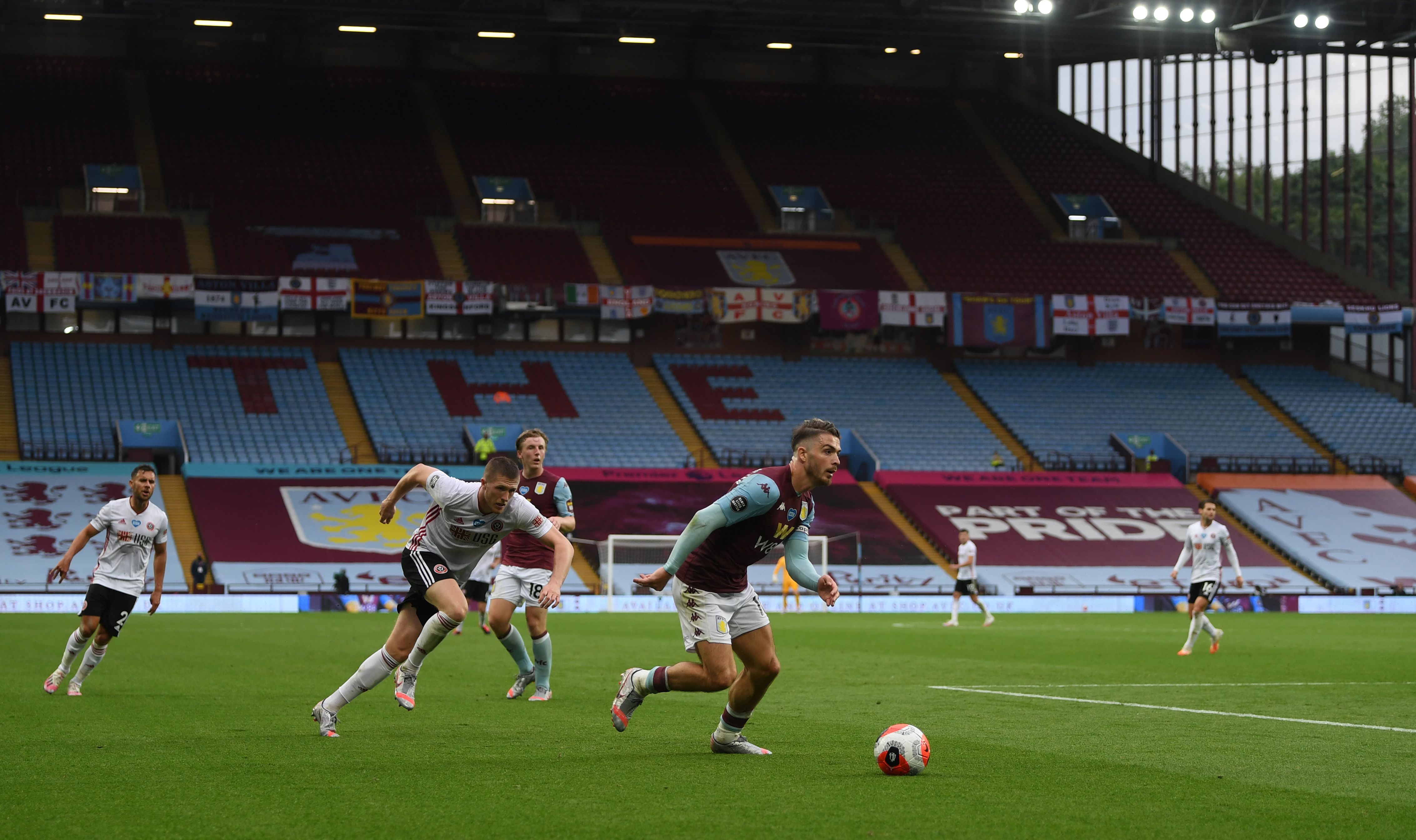 Laga lamjutan Liga Primer Inggris Aston Villa vs Sheffield United