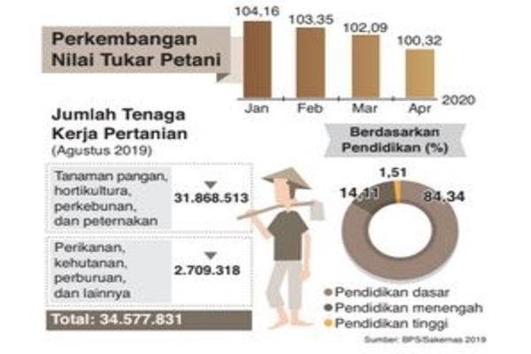 Perkembangan Nilai Tukar Petani