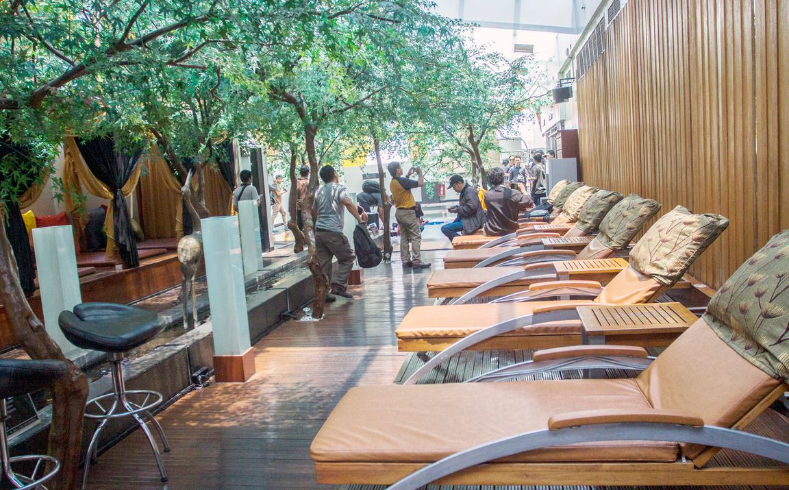 Ilustrasi griya pijat.